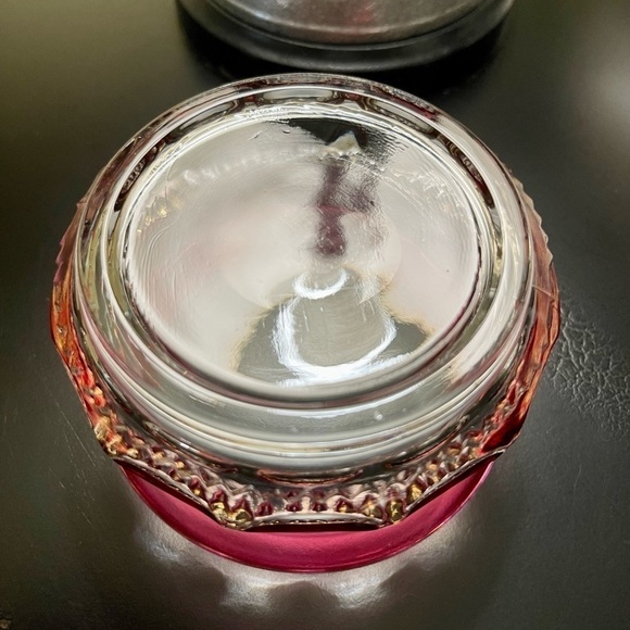 LOVELY, KINGS CROWN, 4” DESSERT BOWL. THUMBPRINT PATTERN - Picture 4 of 5